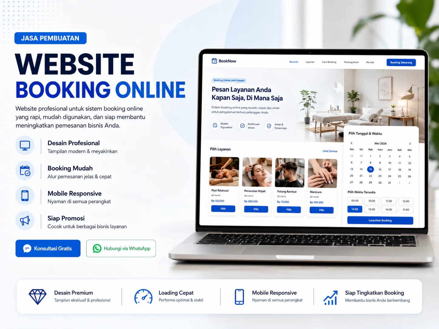 Jasa Pembuatan Website Booking Online