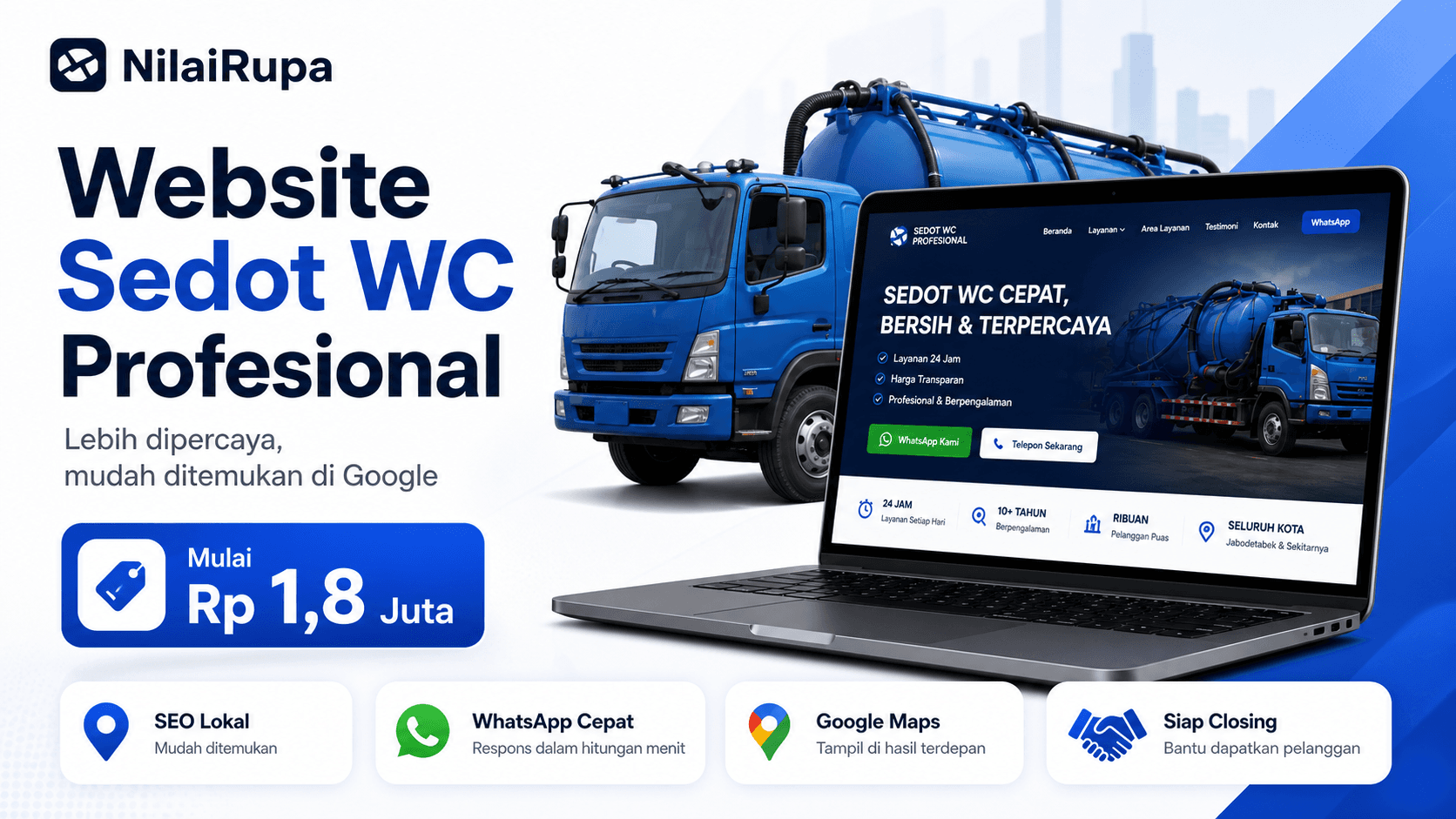 Pembuatan Website Sedot WC