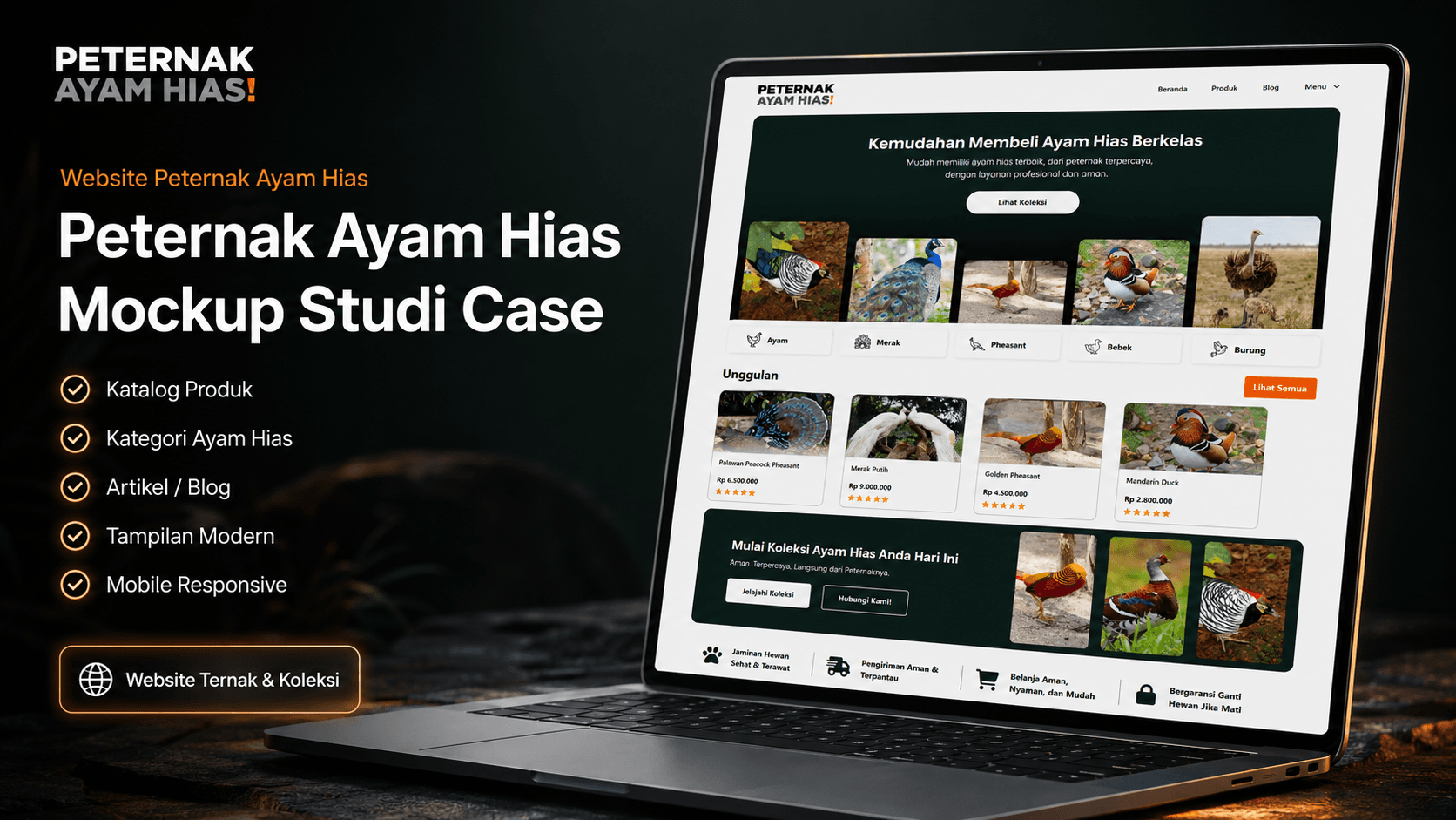 Peternak Ayam Hias Website
