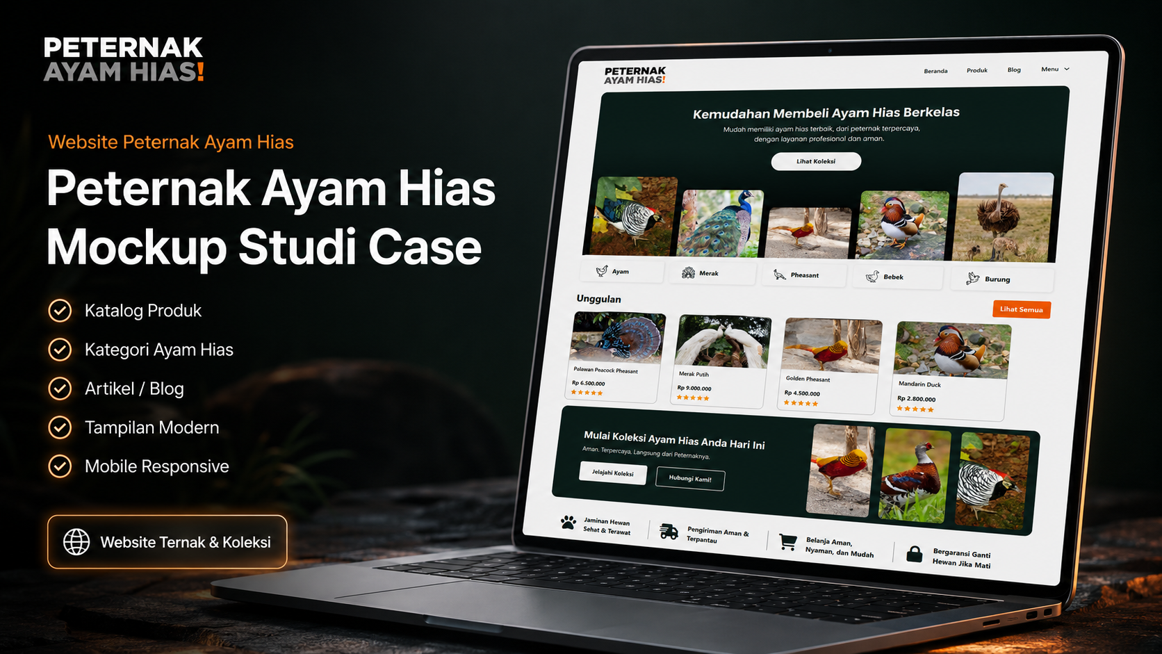 Peternak Ayam Hias Website