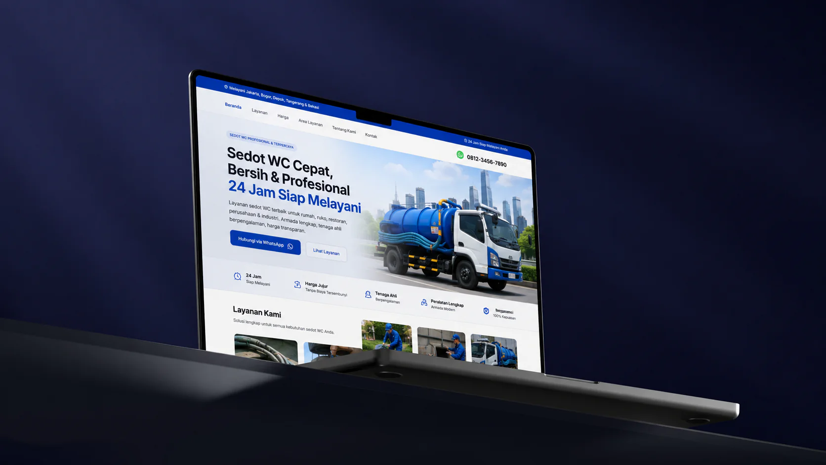 Website Sedot WC Lokal