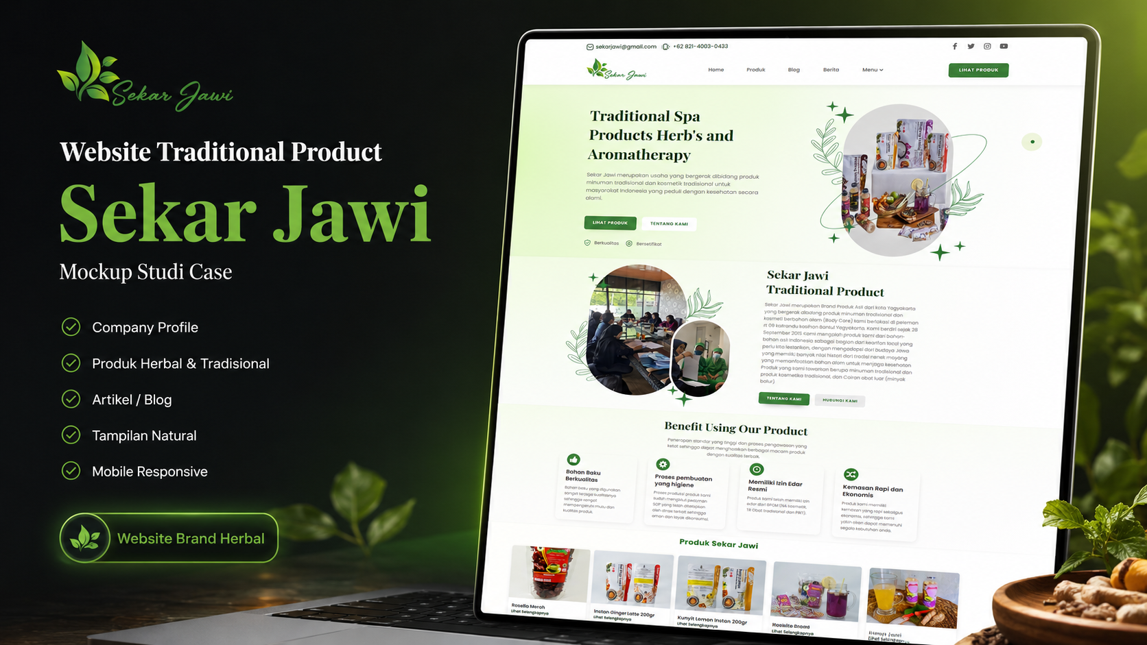 Sekar Jawi Product Website